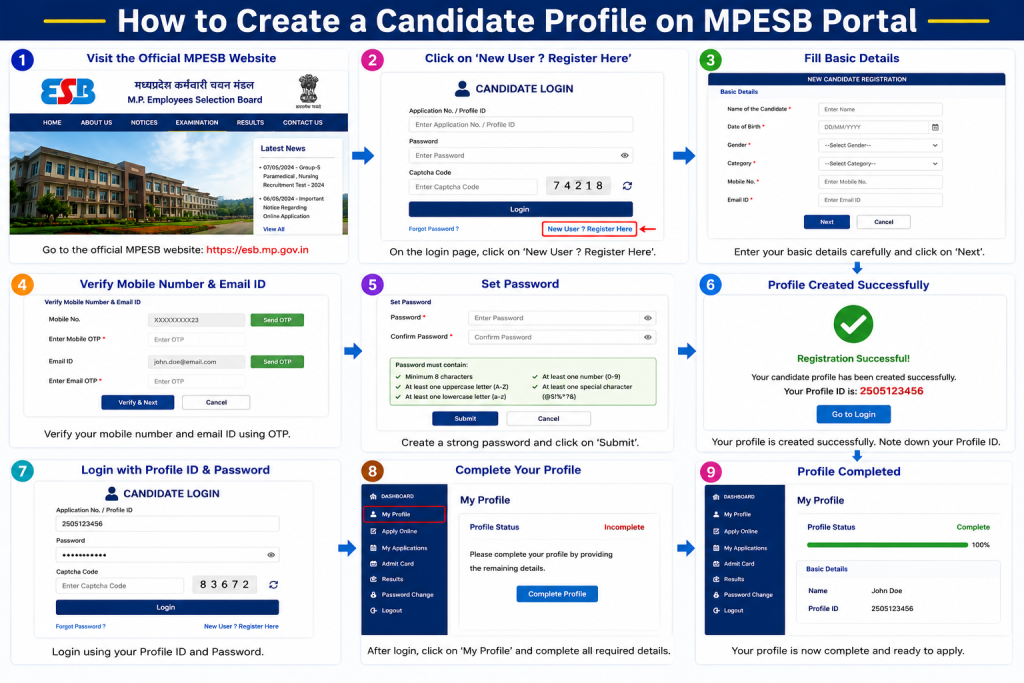How to Create a Candidate Profile How to Create a Candidate Profile